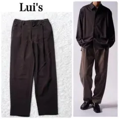 Lui’s ルイス スリムテーパードパンツ　Mサイズ　ブラウン　スラックス
