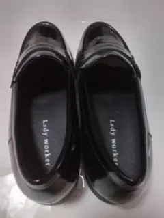 asics Lady worker ブラック パンプス 23.0 EEE