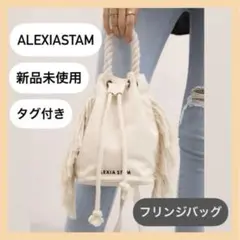 ＼¥9,999→値下げ！／【新品未使用・タグ付】アリシアスタン フリンジバッグ