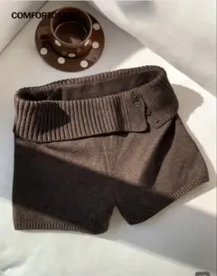 シーイン　SHEIN ショートパンツ　ニット　韓国系