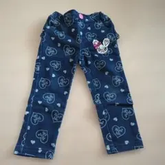 RONI bis. ハート柄 デニムパンツ 100cmのサムネイル