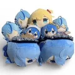 星街すいせい 寝そべりBIGぬいぐるみ　ホロライブ 雪花ラミィ 赤井はあと