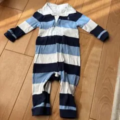 Ralph Lauren ストライプロンパース 9M 75