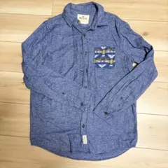 HOLLISTER デニム風シャツ　Sのサムネイル