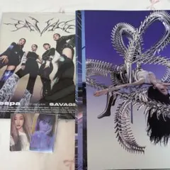 aespa ウィンター　ニンニン　SAVAGE CD トレカ ポスター セット