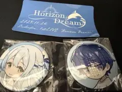 Endorfin. “Horizon Dream” 缶バッジ2種 ステッカー付き