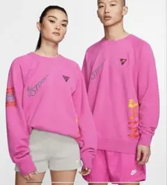 NIKE グラフィック クルーネック スウェット ピンク　スウェット