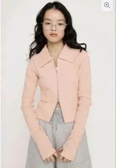 SLY FRONT ZIP JQ トップス