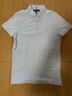 トミーヒルフィガースリムフィットポロシャツ S/P ライトブルー