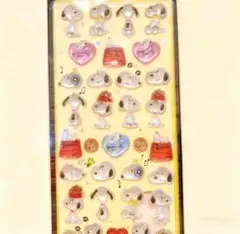 スヌーピー　ボンボンドロップシール　ぷくぷくシール