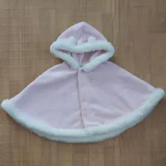 【サイズ70～85】ミキハウス　ベイビー　ポンチョ　コート　アウター
