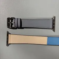 Apple Watch ベルト　レザー　二重巻き　42/44/45 mm