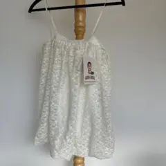 新品 SUNNY HOUSE レースキャミソール レイヤード ビスチェ М〜L