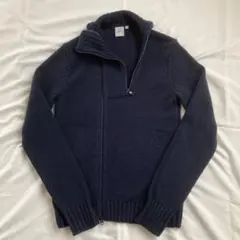 ARMANI EXCHANGE A|X ジップアップ ニット ネイビー XS