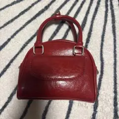 極美品マルウ トカゲ皮ハンドバッグ 小銭入れ がま口 リザード 赤 昭和 
