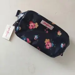 Cath Kidston ポーチ ネイビー 花柄 新品