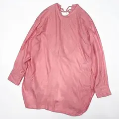 BEAUTY&YOUTH バックリボン ブラウス ピンク 春