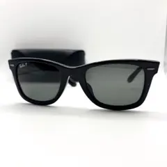 人気✨RayBan RB2140F WAYFARER 偏光レンズ　ブラック