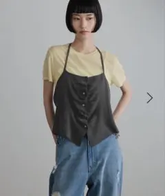 LOWRYSFARM ニットビスチェ