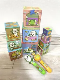 いないいないばぁ　おもちゃセット　ワンワン　うーたん　はこがさね　マラカス