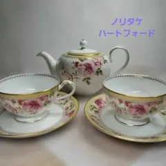 ノリタケ ハートフォード 6点セット 金彩 花柄 ピンク 豪華 - メルカリ