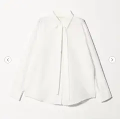 ＜AEWEN MATOPH＞コットンシルク ボウタイシャツ ‐ ウォッシャブルのサムネイル