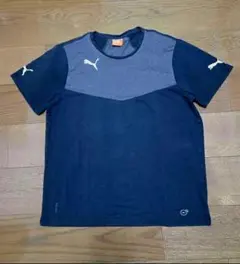 Puma DRY機能 Tシャツ ネイビー/グレー(メンズ)