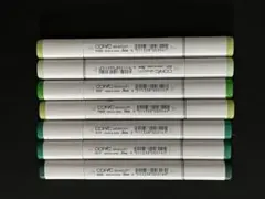 COPIC sketch コピック スケッチ グリーン系 7本セットのサムネイル