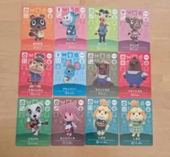 アミーボカード12枚セットどうぶつの森amiibo