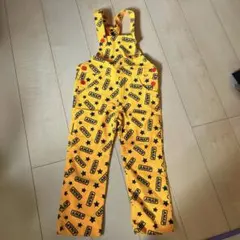 ANAP オーバーオール イエロー 星柄