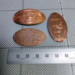 ディズニーランド スーベニアメダル 3枚 まとめて