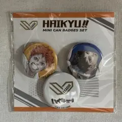 【未開封】ハイキュー!! SV.LEAGUEコラボ ミニ缶バッジ 3個セット