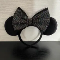 【美品】ディズニーカチューシャ カラフルラインストーン