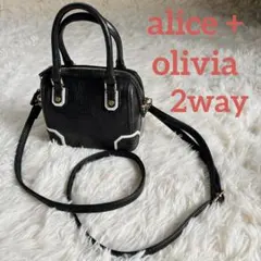 alice + olivia ブラック ショルダーミニバッグ 2wayのサムネイル