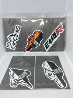 エヴァンゲリオン　レーシングステッカー　5枚セット