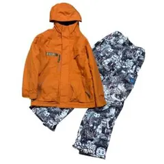 BURTON スノーボードウェア 上下セット キッズXL 希少デザインのサムネイル