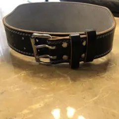 【美品】ゴールドジム.EXトレーニング.レザーベルトSサイズのサムネイル