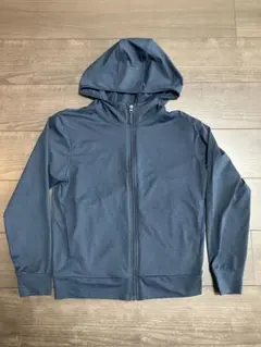UNIQLO ユニクロエアリズムUVカットメッシュパーカー 150ネイビー