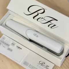 リファ　ホワイト ストレートヘアアイロン　ジャンク品 ジャンク品〕リファ ストレートヘアアイロン ホワイト - メルカリ