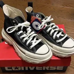 美品 / コンバース ブラック ハイカットスニーカー トレックウエーブ