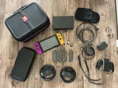 Nintendo Switch 本体 紫とオレンジのJoy-Con