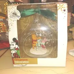 DISNEY STORE購入  Pooh&ピグレットガラスのオーナメント美品