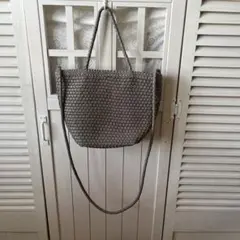 Crafty クラフティー かごトート 本革 ショルダーバッグ 高級 希少