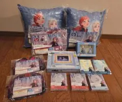 アナと雪の女王　クッション　ブランケット　オーナメント　フィギュア　一番くじ