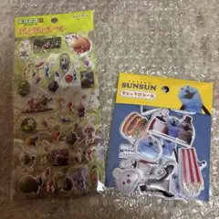 新品　ピクミンぷくぷくシールとスンスンマシュマロシールセットのサムネイル