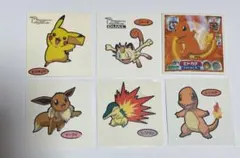6枚セット　ポケモン　デコキャラシール