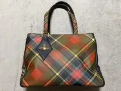 マルチタータン チェックハンドバッグ Vivienne Westwood