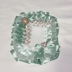 硬質ケース デコ リボン トレカ B8 グリーン ミント