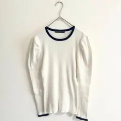 TSURU By MARIKO OIKAWA 近年Dans バイカラーリブニットのサムネイル