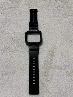 Apple Watch ブラック シリコン ウォッチバンド　42mm/44mm